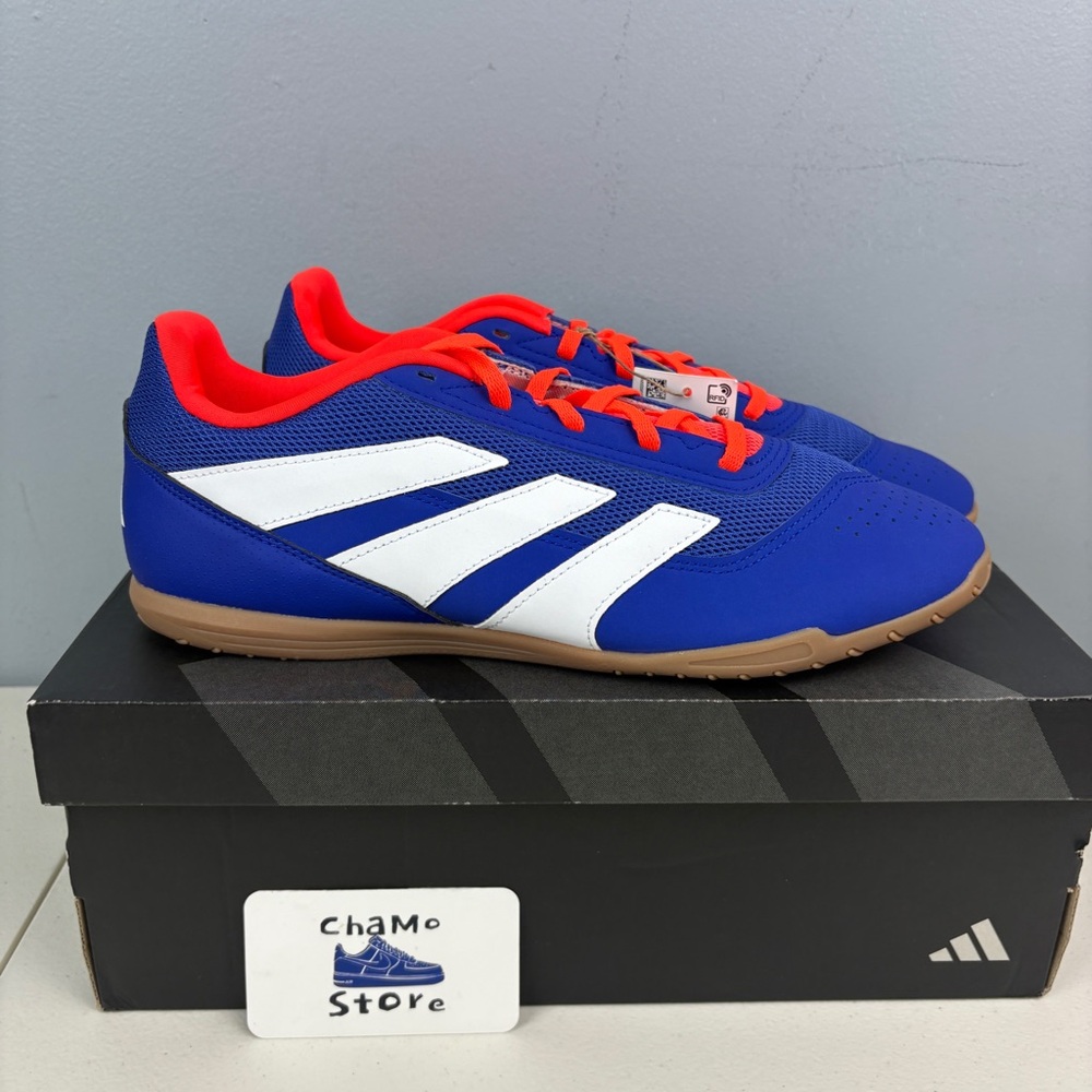 Adidas Predator Club In Sala Soccer Shoes Blue White IF6403 Men’s Sz 9.5